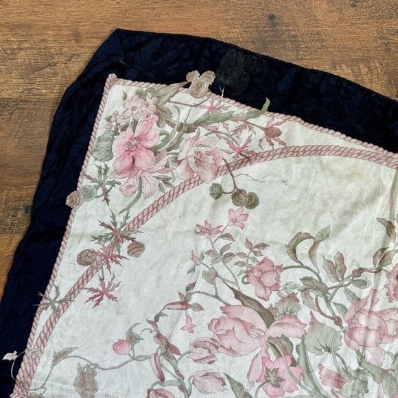 Hiroko for Dozo Pink Floral All Silk Scarf - Picture 13 of 14